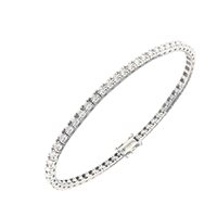 Bracciale Fanton Gioielli Donna TENNIS DIAMANTI in Oro bianco Diamante 1.90 Ct BROR-55-52 - BROR-55-52